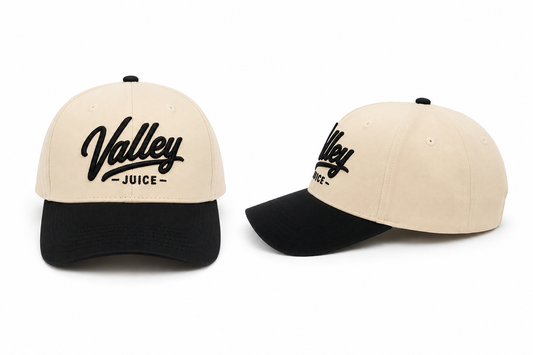 Valley Juice Snapback - Cream / Black