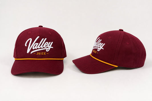 Valley Juice Snapback - Maroon / Gold